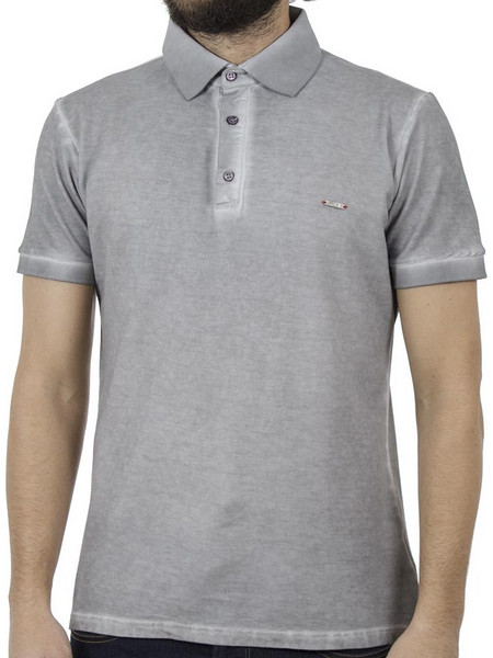 Back2Jeans Ανδρική Μπλούζα Polo Κοντομάνικη Γκρι B29