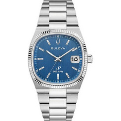 Bulova Super Seville Precisionist Ανδρικό Ρολόι με Ασημί Μεταλλικό Μπρασελέ 96B440