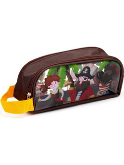 Puckator Jolly Rogers Pirate Κασετίνα Βαρελάκι Καφέ PCASE71