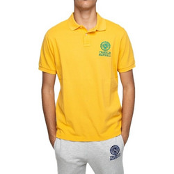 Franklin & Marshall Ανδρική Μπλούζα Polo Κοντομάνικη Κίτρινη JM6005.000.3005P01-501