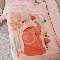 Nef-Nef Indonesia Κουβέρτα Αγκαλιάς Fleece 75x100 Σομόν