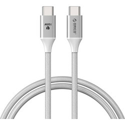 Orico Braided USB-C to USB-C 1m White CDX-100CC-WH-BP-IP