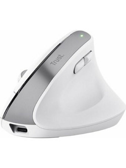 Trust Bayo Plus Ασύρματο Bluetooth Ποντίκι Vertical Εργονομικό White