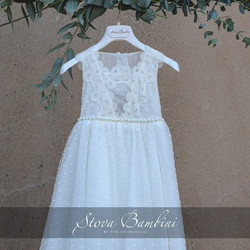 Stova Bambini Βαπτιστικό Φόρεμα 2τμχ SS24G24
