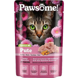 Pawsome Adult with Turkey in Sause 85gr