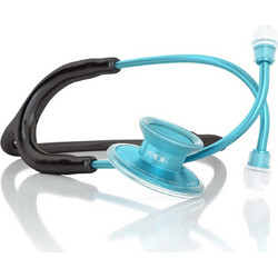MDF Instruments Acoustica (R) Καρδιολογικό Στηθοσκόπιο με Διπλό Κώδωνα Aqua Black