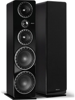 Elipson Prestige Facet 34F Ζεύγος Ηχείων Hi-Fi Δαπέδου 300W 3 Δρόμων Black