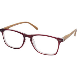 EyeLead E213 Γυαλιά Πρεσβυωπίας +1.00 Κοκάλινα Ξύλινα Καφέ Μπορντό