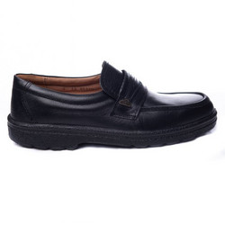 Boxer Ανδρικά Μοκασίνια Loafers Δερμάτινα Μαύρα 01529-18-111