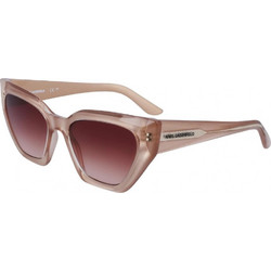 Karl Lagerfeld KL6145S-278 Γυναικεία Γυαλιά Ηλίου Πεταλούδα Κοκάλινα Καφέ με Καφέ Φακό