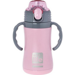 Ecolife Παιδικό Παγούρι Θερμός Ανοξείδωτο BPA Free Ροζ 300ml
