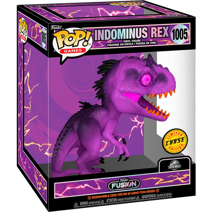 Funko Pop! Games Indominus Rex 1005 Funko Fusion Jurassic World Chase ...