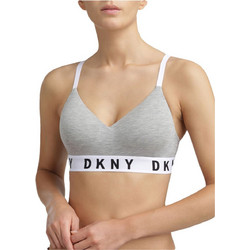 DKNY Μπουστάκι Push Up χωρίς Μπανέλα Γκρι DK4518-ST1