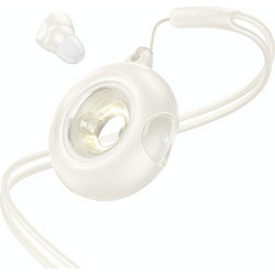 Hoco EW71 Mini Donut Ακουστικά Bluetooth In Ear White