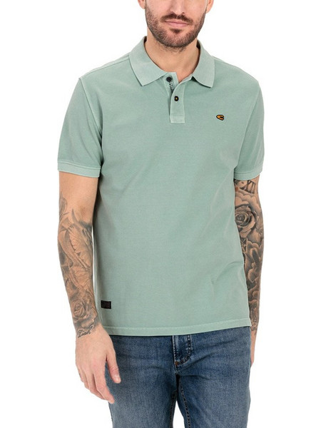 Camel Active Ανδρική Μπλούζα Polo Κοντομάνικη Πράσινο Mint 409965-3P00-34