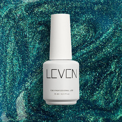 Leven 313 Ariel Glitter Ημιμόνιμο Βερνίκι Νυχιών 15ml