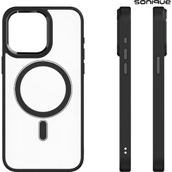 Sonique Magnetic Magmetal Back Cover Black (iPhone 14 Pro Max)