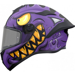 MT Targo S Angeldemon B8 Purple Κράνος Μηχανής Full Face 1450gr