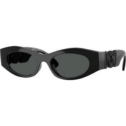 Versace VE4480U 536087 Γυναικεία Γυαλιά Ηλίου Cat Eye Κοκάλινα Μαύρα με Μαύρο Φακό
