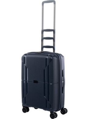 Iguana Sydney Βαλίτσα Καμπίνας 56x39x23cm με 4 Ρόδες Navy Μπλε