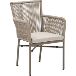 Fylliana Mariel Πολυθρόνα Κήπου Rattan Καφέ 0044-124-009