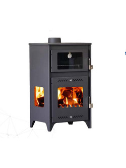 Ntontos N200S3 Ατσάλινη Ξυλόσομπα με Φούρνο 15.47kW