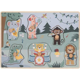 Παιδικό Puzzle FreeOn Ξύλινο Jungle 6 Κομμάτια