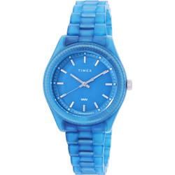 Timex Legacy Ocean Γυναικείο Ρολόι Solar με Γαλάζιο Λουράκι TW2W56400