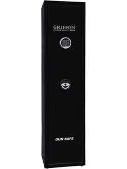 Griffon Safes GS.140.E Οπλοκιβώτιο Ατσάλινο 3 Θέσεων 30x35x141.2cm Μαύρο