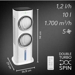 Trotec PAE 45 Air Cooler 90W με Τηλεχειριστήριο