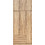 HomeMarkt Τρίφυλλη Ντουλάπα Ρούχων με Πατάρι Sonoma 89.2x42x181cm HM11223.02