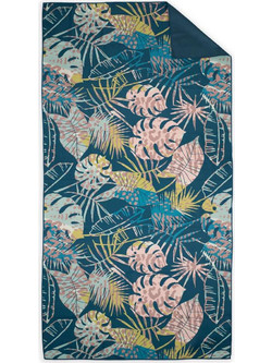 Espree Jungle Πετσέτα Θαλάσσης Microfiber Πετρόλ 80x160cm 24069