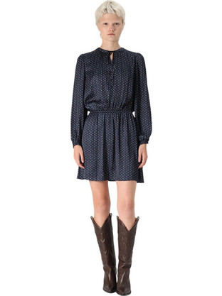 Pepe Jeans Khloe Mini Βραδινό Φόρεμα Navy Μπλε PL953608-594
