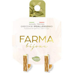 Farma Bijoux Γυναικεία Σκουλαρίκια Κρίκοι από Ορείχαλκο Xρυσά 8058056814814