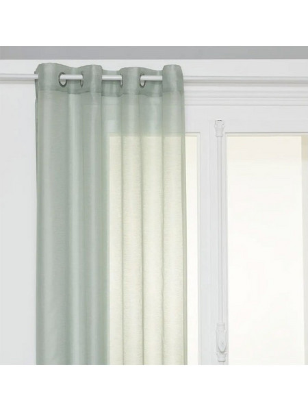 Atmosphera Κουρτίνα Παραθύρου με Τρουκς 240x135 Moly 146280C Πράσινο