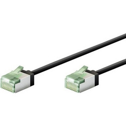 Goobay U/FTP Cat.8.1 Καλώδιο Δικτύου Ethernet 1m Black 74353