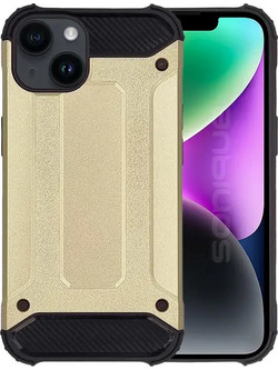 Sonique Heavy Armor Back Cover Gold (iPhone 14)