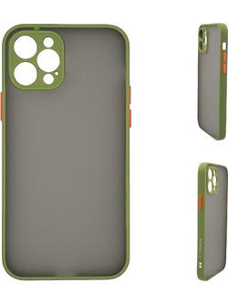Sonique Color Button Bumper Light Green (iPhone 12 Pro)