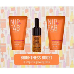 Nip + Fab Illuminate Brightness Boost Vitamin C Fix Serum 20ml + Vitamin C Fix Hybrid Gel Cream 20ml + Vitamin C Fix Concentrate Extreme 10ml