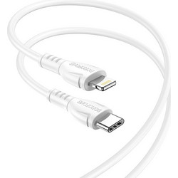 Borofone BX51 Triumph USB-C to Lightning Cable 12W 1m White 6931474750891