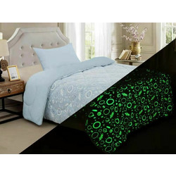 Lino Home Universo Βρεφικό Κουβερτοπάπλωμα Κούνιας 140x110cm Γαλάζιο