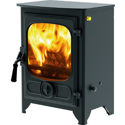 Charnwood Country 4 Blue Ατσάλινη Ξυλόσομπα Αερόθερμη 4kW