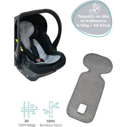 Kiddo Air 3D Bamboo Κάλυμμα Καθίσματος Αυτοκινήτου Γκρι 01-2002090-01