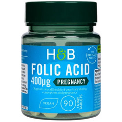 Holland & Barrett Folic Acid 400μg 90 Ταμπλέτες