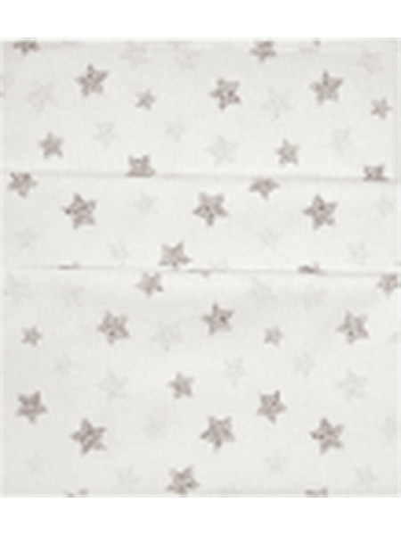Baby Oliver Des 136 Πάνα Αγκαλιάς Χασέ Λευκή Γκρι 80x80cm