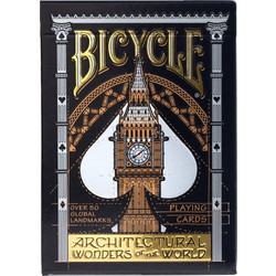 Bicycle Architectural Τράπουλα Πλαστικοποιημένη Μαύρη 1044948