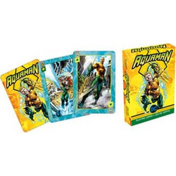 Aquarius DC Heroes Aquaman Τράπουλα Κίτρινη NMR52559