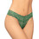 Milena By Paris Γυναικείο Sexy String με Δαντέλα Πράσινο 7580