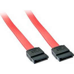 Lindy 33323 Καλώδιο Σκληρού Δίσκου 7-Pin SATA III to 7-Pin SATA III 0.2m Red