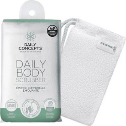 Daily Concepts Daily Body Scrubber Σφουγγάρι Μπάνιου από Βαμβάκι για Καθαρισμό & Απολέπιση